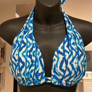 Sunsets Separates Aqua/blue halter top